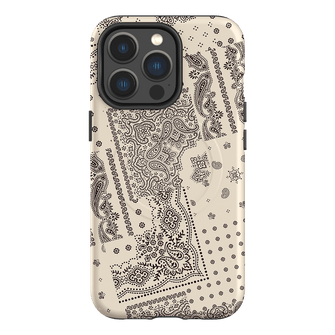 Paisley Ecru Printed Phone Cases iPhone 13 Pro / Armoured MagSafe by The Dairy - The Dairy