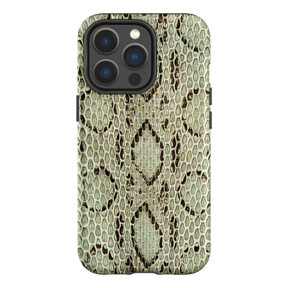 Pistachio Python Printed Phone Cases iPhone 13 Pro / Armoured MagSafe by The Dairy - The Dairy