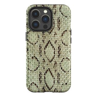 Pistachio Python Printed Phone Cases iPhone 13 Pro / Armoured MagSafe by The Dairy - The Dairy