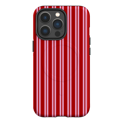 Punch Stripes Printed Phone Cases iPhone 13 Pro / Armoured MagSafe by The Dairy - The Dairy