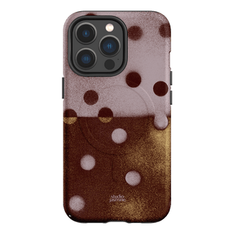 Rust Polka Dot Printed Phone Cases iPhone 13 Pro / Armoured MagSafe by Jasmine Dowling - The Dairy
