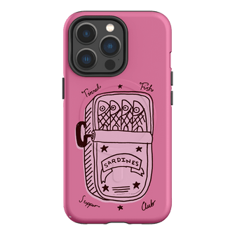 Sardine Social Pink Printed Phone Cases iPhone 13 Pro / Armoured MagSafe by The Dairy - The Dairy