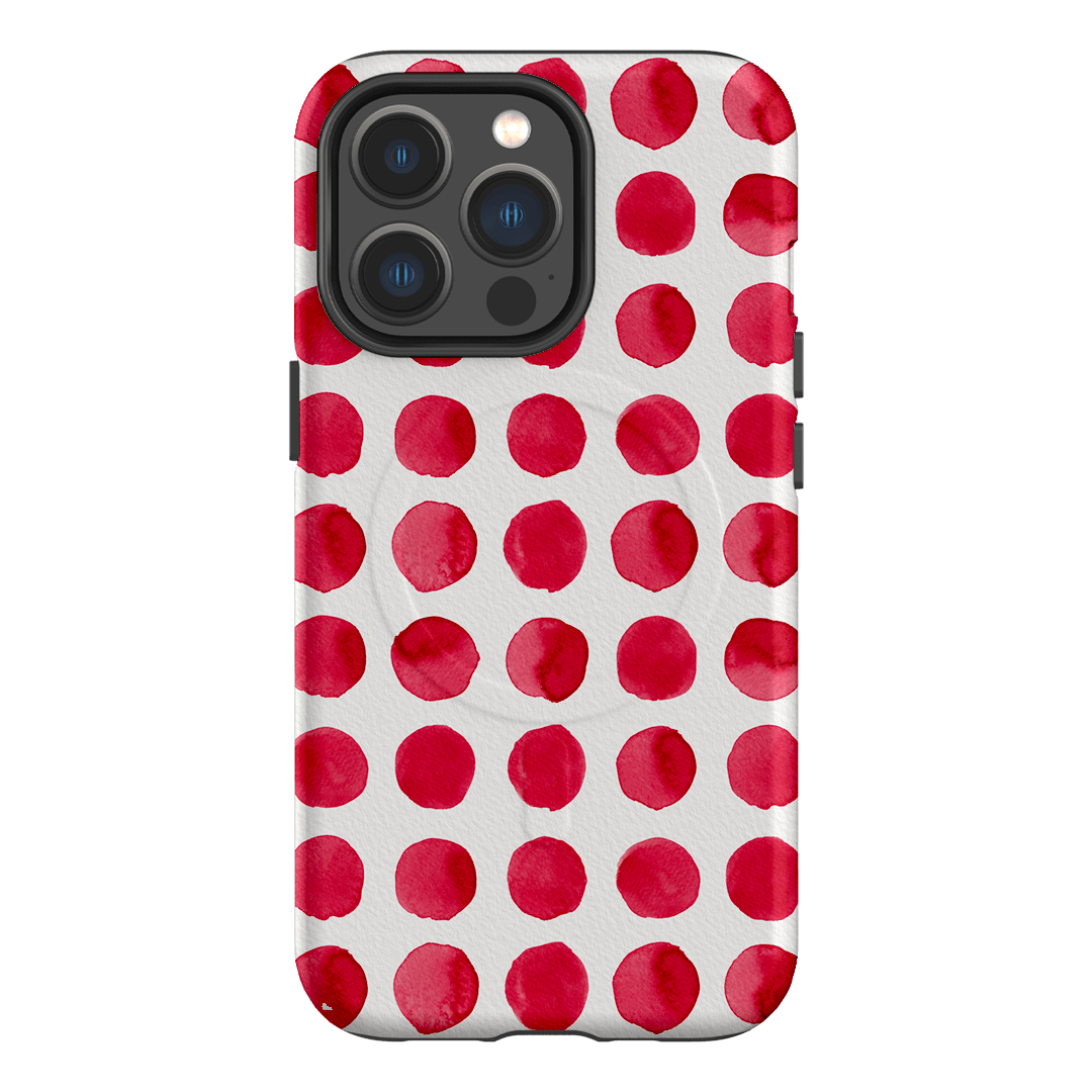 Spots in Red Printed Phone Cases by The Dairy - The Dairy