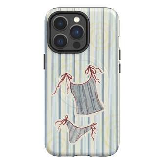 Stripe Tankini Printed Phone Cases iPhone 13 Pro / Armoured MagSafe by Kayla Carr - The Dairy