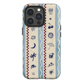 Summer Snacks Blue Printed Phone Cases iPhone 13 Pro / Armoured MagSafe by Charlie Taylor - The Dairy