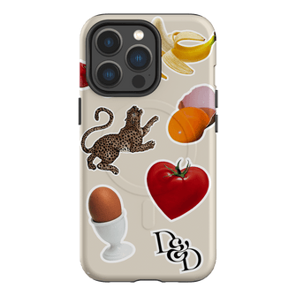 Sunday Stickers Cream Printed Phone Cases iPhone 13 Pro / Armoured MagSafe by Desmond & Dempsey - The Dairy