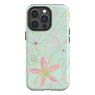 Swirl Blue Printed Phone Cases iPhone 13 Pro / Armoured MagSafe by Kayla Carr - The Dairy