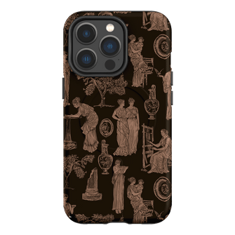 Symposium Burnt Umber Printed Phone Cases iPhone 13 Pro / Armoured MagSafe by Veronica Tucker - The Dairy