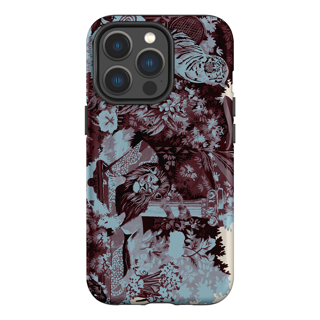 Tippi Blue Printed Phone Cases iPhone 13 Pro / Armoured MagSafe by Desmond & Dempsey - The Dairy