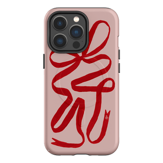 Valentine Ribbon Printed Phone Cases iPhone 13 Pro / Armoured MagSafe by Jasmine Dowling - The Dairy