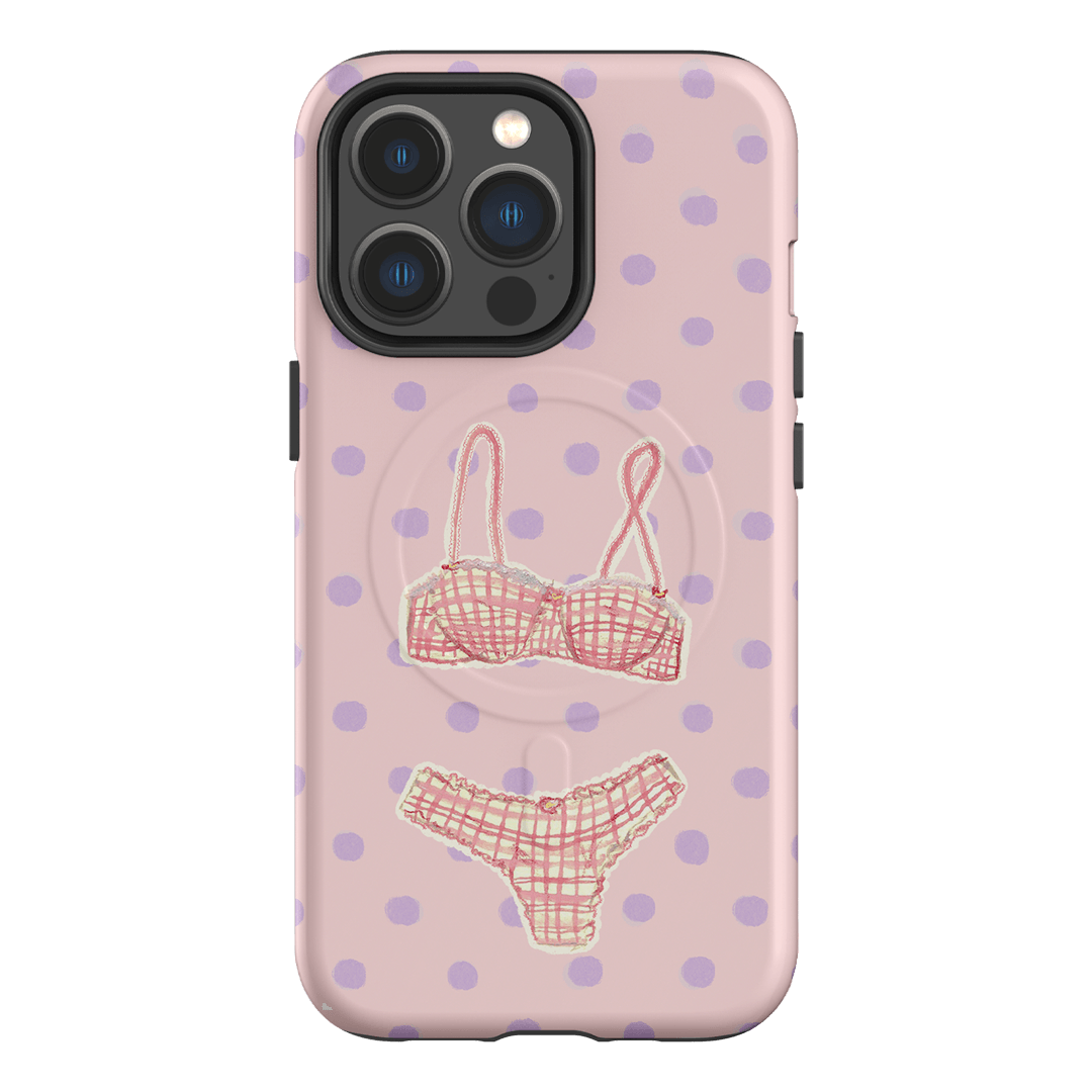 Vintage Gingham Printed Phone Cases iPhone 13 Pro / Armoured MagSafe by Kayla Carr - The Dairy