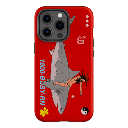 1800-Busy Rn in Red Printed Phone Cases iPhone 13 Pro / Armoured by Easty Beasty - The Dairy