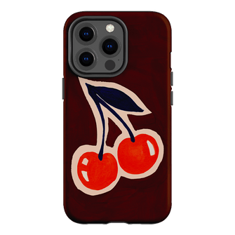 Cherries Printed Phone Cases iPhone 13 Pro / Armoured by Studio Bon - The Dairy