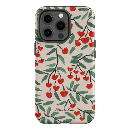 Cherry Love Printed Phone Cases iPhone 13 Pro / Armoured by Phthalo Ruth - The Dairy