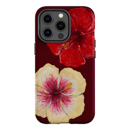 Hibiscus Flower Printed Phone Cases iPhone 13 Pro / Armoured by BG. Studio - The Dairy