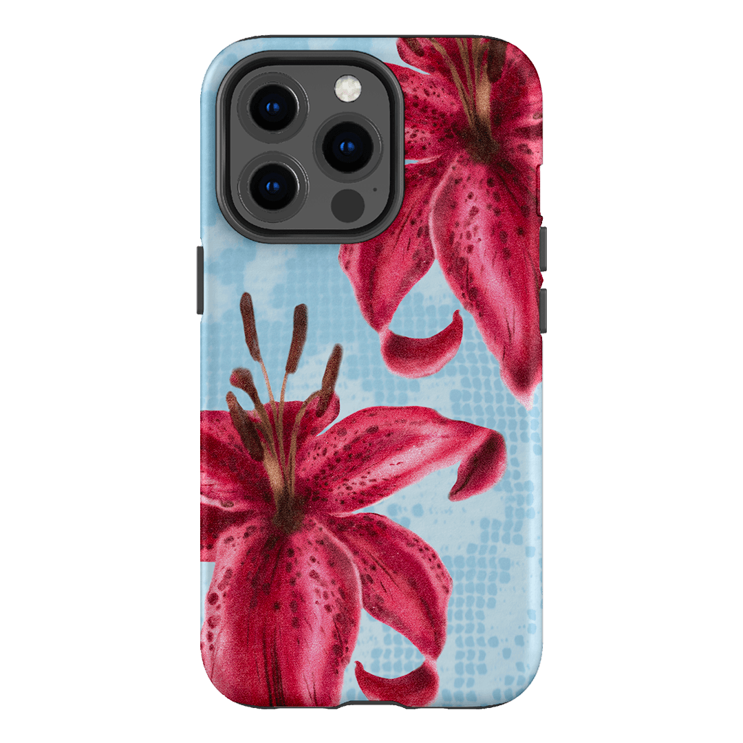 Lillies Printed Phone Cases iPhone 13 Pro / Armoured by Sally Hungerford - The Dairy