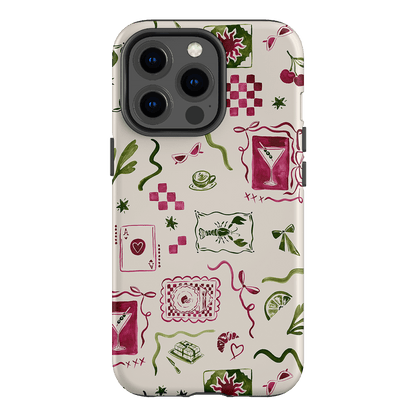 Martini Gal Printed Phone Cases iPhone 13 Pro / Armoured by Charlie Taylor - The Dairy