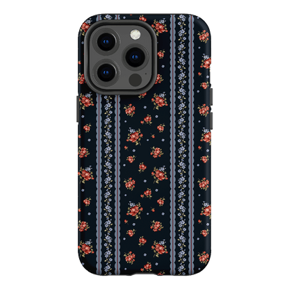 Midnight Stripe Printed Phone Cases iPhone 13 Pro / Armoured by Kasiags Art - The Dairy