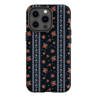 Midnight Stripe Printed Phone Cases iPhone 13 Pro / Armoured by Kasiags Art - The Dairy