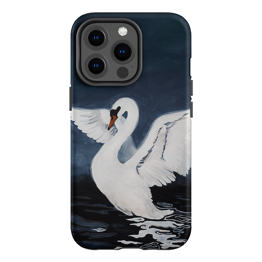 Midnight Swan Printed Phone Cases iPhone 13 Pro / Armoured by Lisa Hu - The Dairy