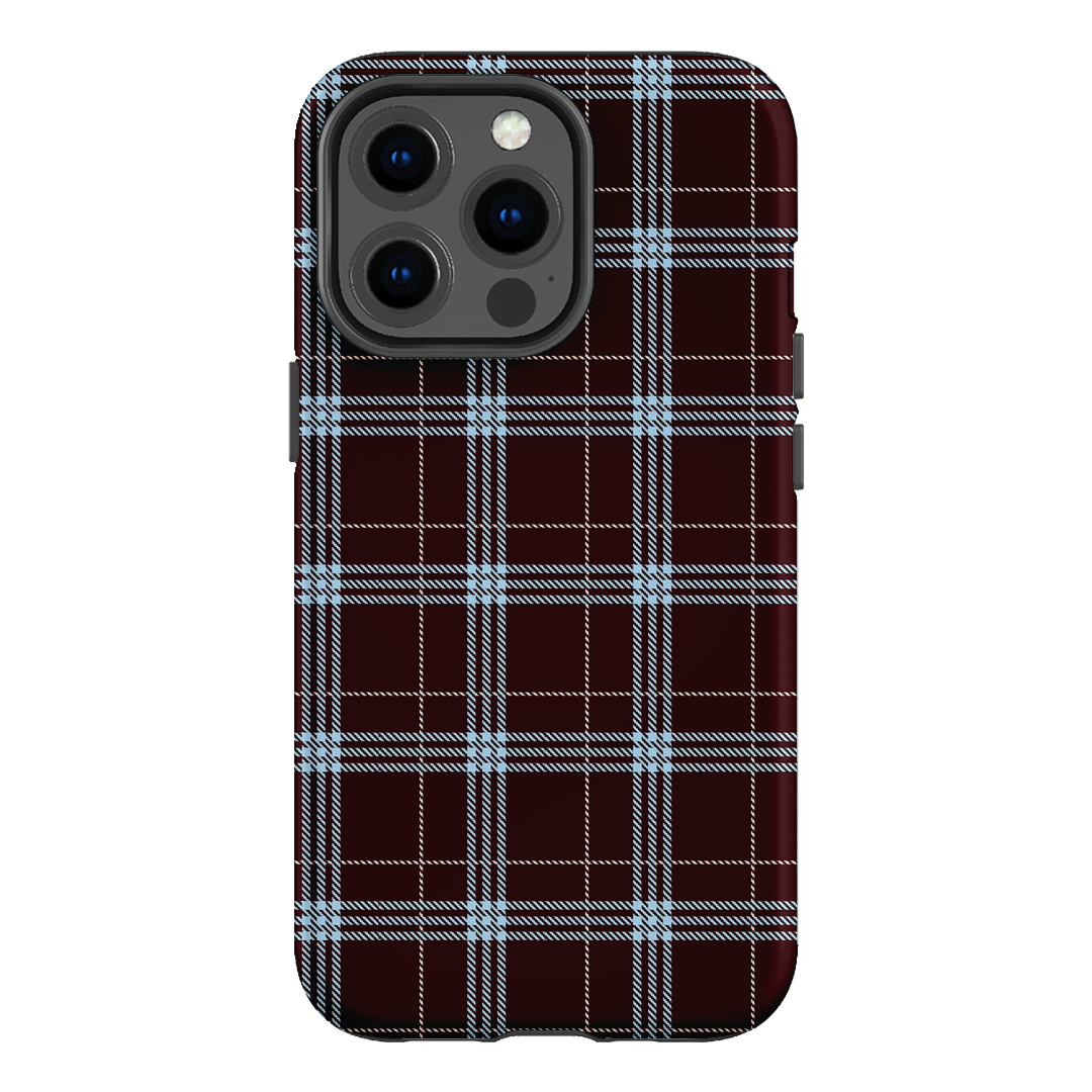 Mocha Plaid Printed Phone Cases iPhone 13 Pro / Armoured by The Dairy - The Dairy
