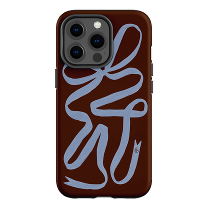 Mocha Ribbon Printed Phone Cases iPhone 13 Pro / Armoured by Jasmine Dowling - The Dairy