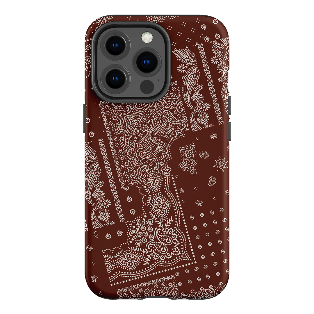 Paisley Cinnamon Printed Phone Cases iPhone 13 Pro / Armoured by The Dairy - The Dairy