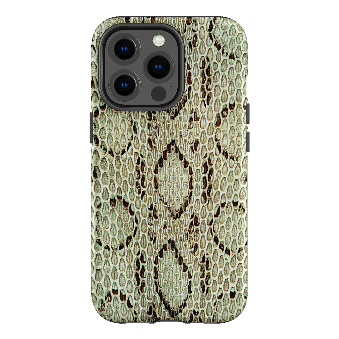 Pistachio Python Printed Phone Cases iPhone 13 Pro / Armoured by The Dairy - The Dairy