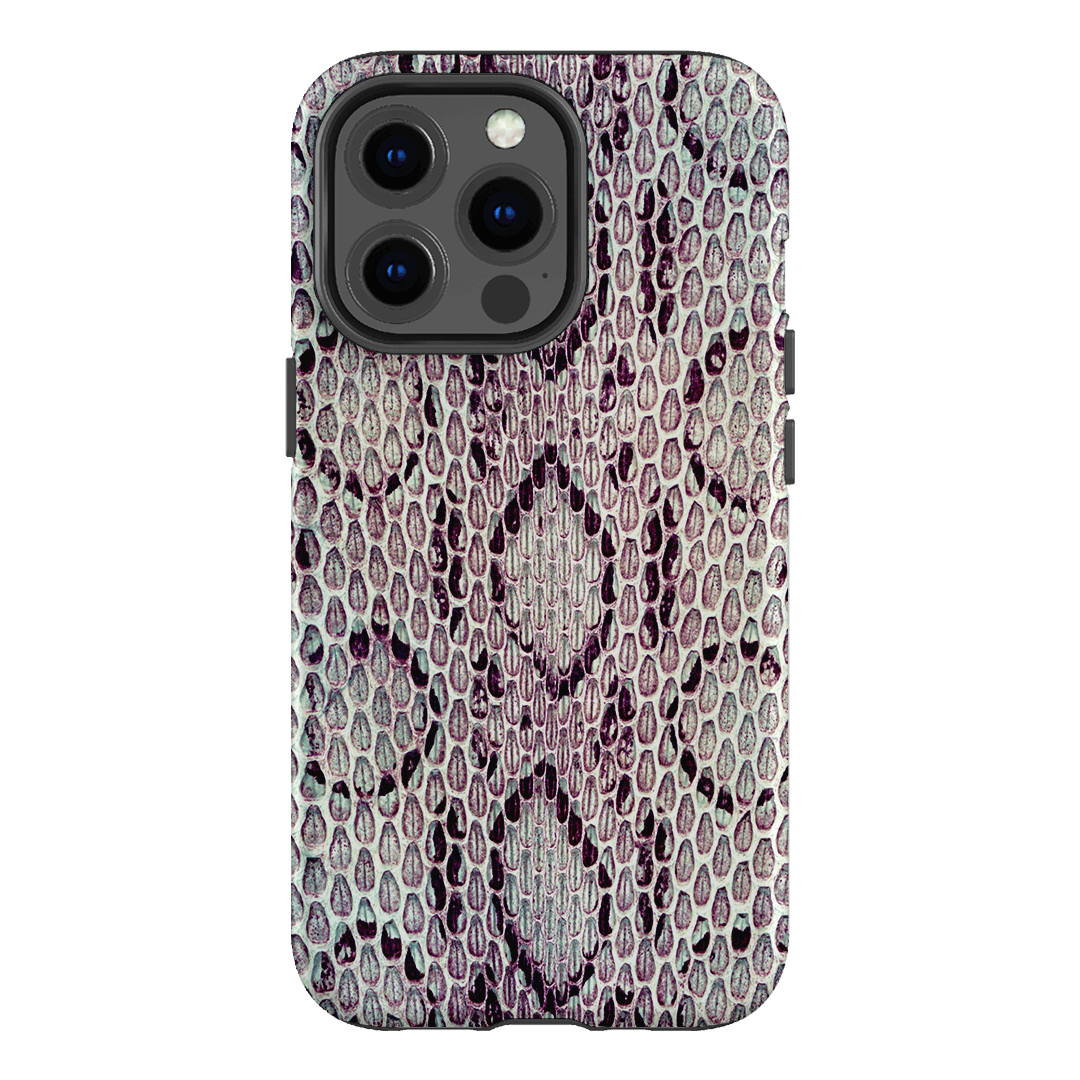Plum Python Printed Phone Cases iPhone 13 Pro / Armoured by The Dairy - The Dairy