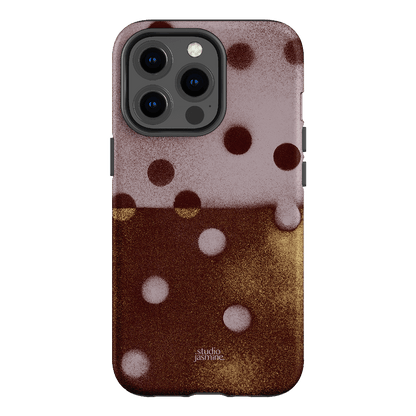Rust Polka Dot Printed Phone Cases iPhone 13 Pro / Armoured by Jasmine Dowling - The Dairy