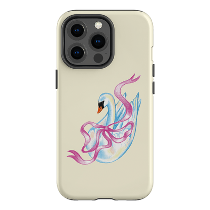 Satin Swan Printed Phone Cases iPhone 13 Pro / Armoured by Femke Studio - The Dairy