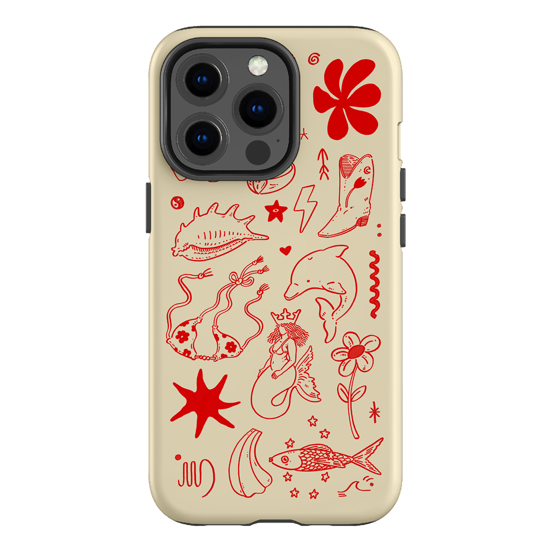 Spiced Cowboy Cream Printed Phone Cases iPhone 13 Pro / Armoured by Easty Beasty - The Dairy