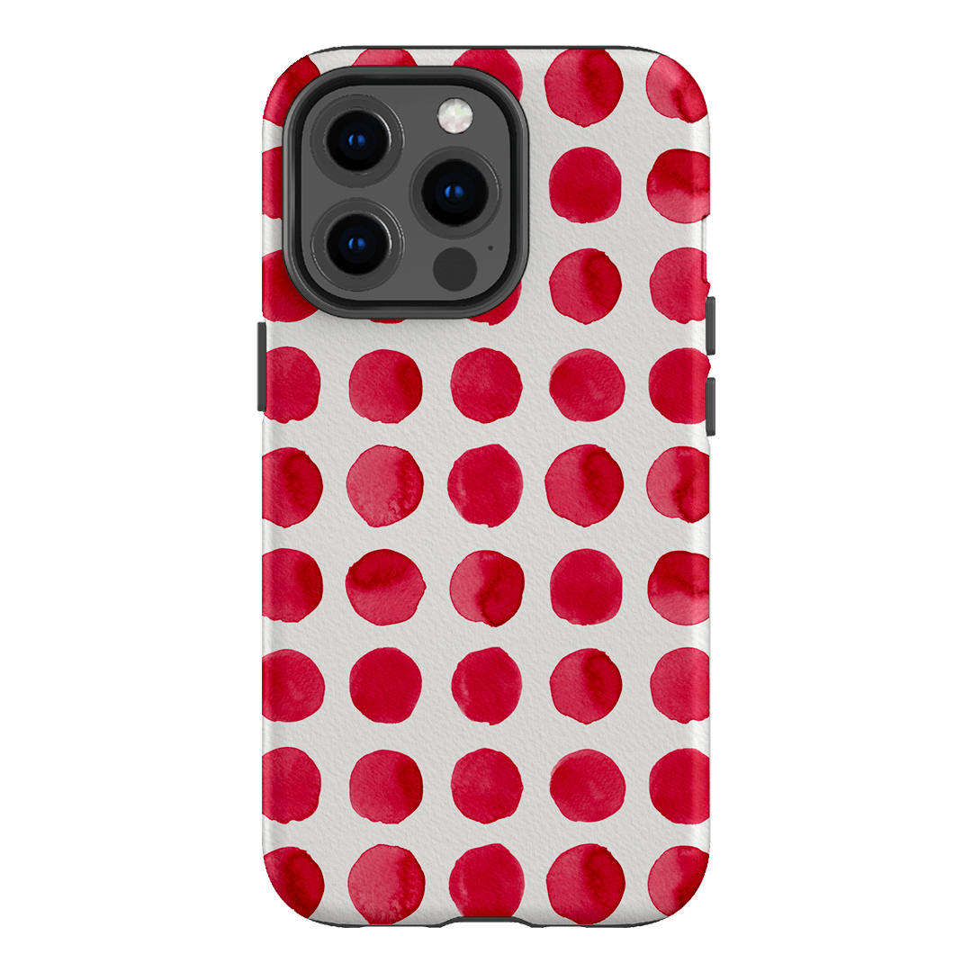 Spots in Red Printed Phone Cases by The Dairy - The Dairy