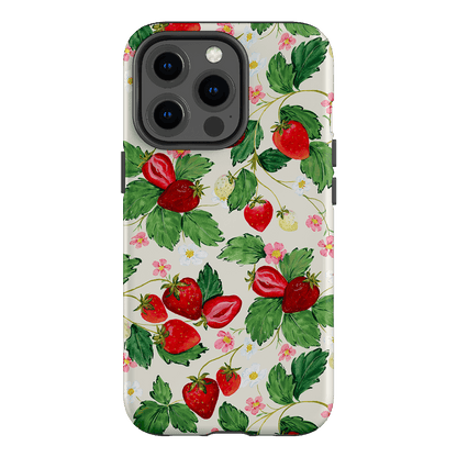Strawberry Patch Printed Phone Cases iPhone 13 Pro / Armoured by Ellie Mae - The Dairy