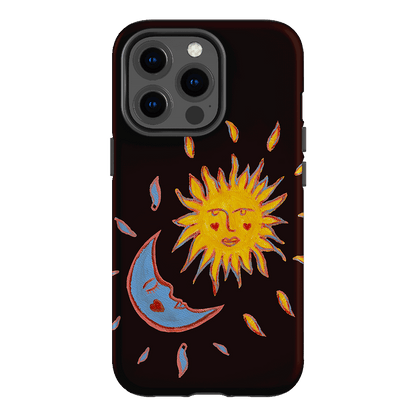 Sun & Moon Plum Printed Phone Cases iPhone 13 Pro / Armoured by BG. Studio - The Dairy