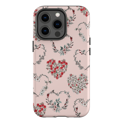 Wild Heart Wreath Printed Phone Cases iPhone 13 Pro / Armoured by Typoflora - The Dairy