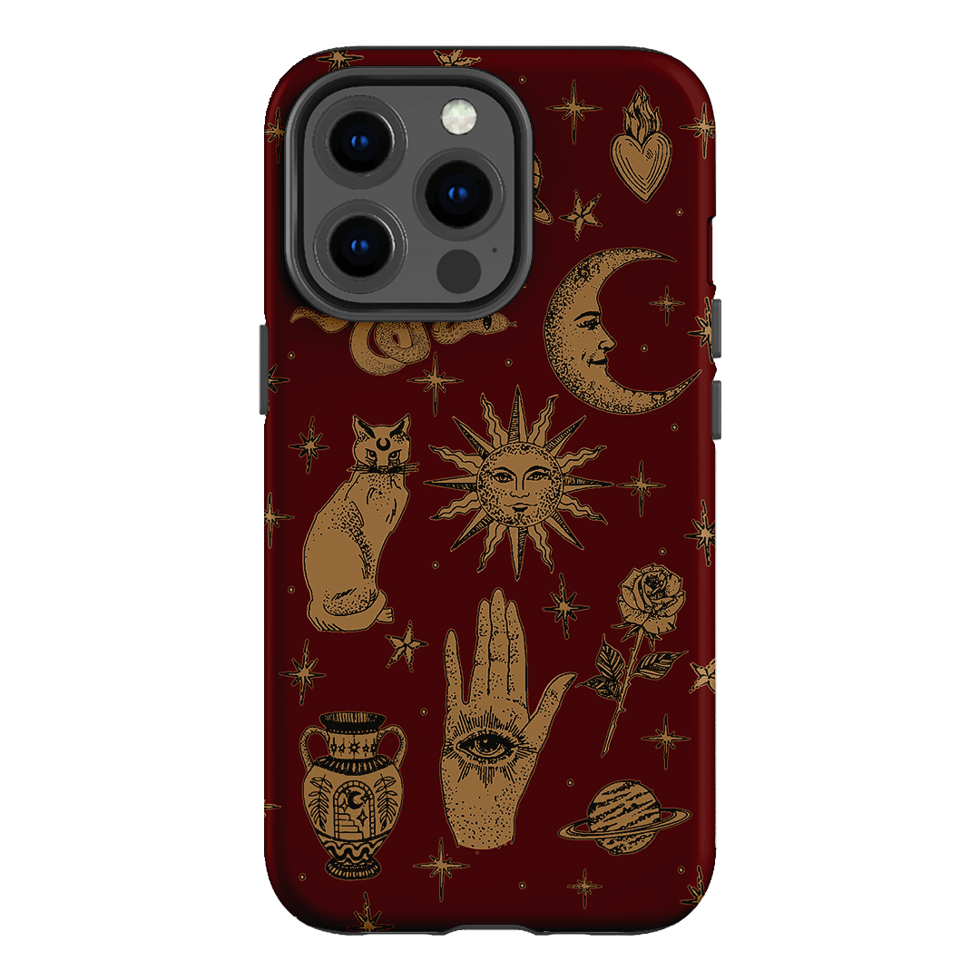 Astro Flash Red Printed Phone Cases iPhone 13 Pro / Armoured by Veronica Tucker - The Dairy