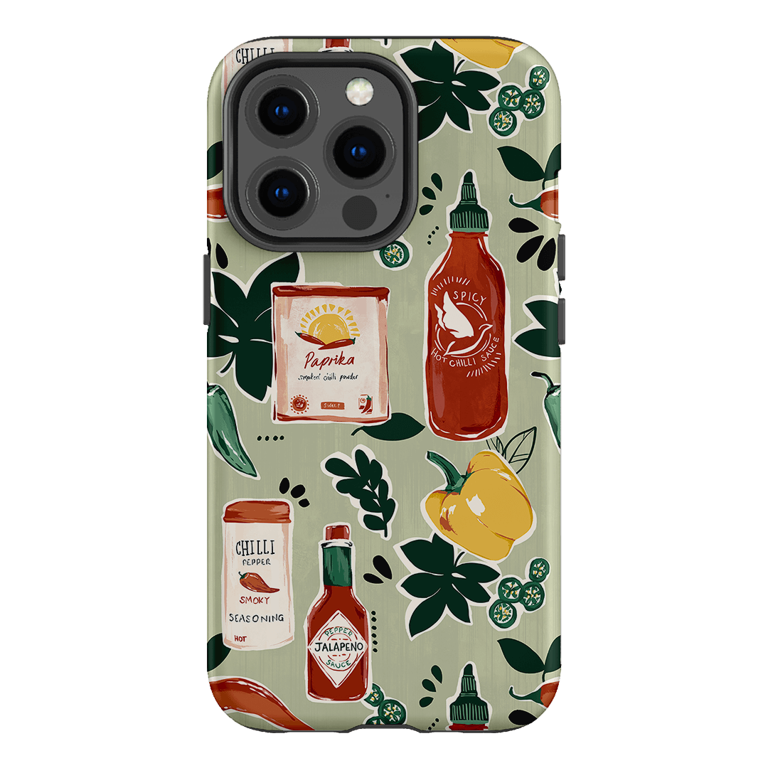 Chilli Pepper Printed Phone Cases iPhone 13 Pro / Armoured by Charlie Taylor - The Dairy