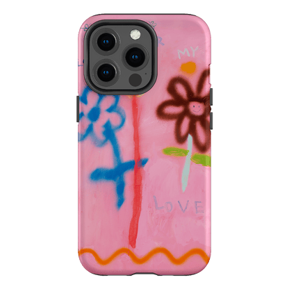 Flowers Printed Phone Cases iPhone 13 Pro / Armoured by Kate Eliza - The Dairy