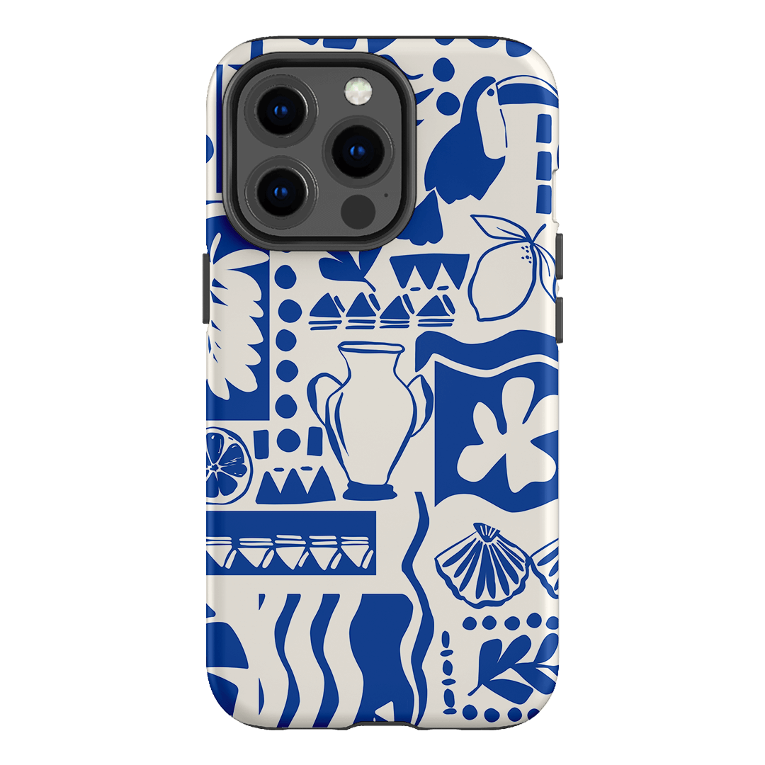 Toucan Blue Printed Phone Cases iPhone 13 Pro / Armoured by Charlie Taylor - The Dairy