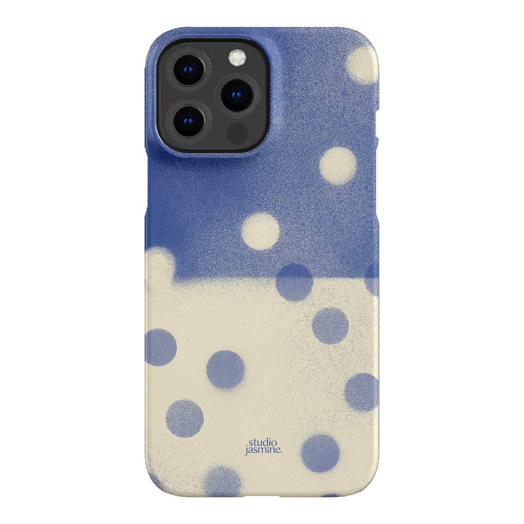 Bleu Polka Dot Printed Phone Cases iPhone 13 Pro Max / Snap by Jasmine Dowling - The Dairy