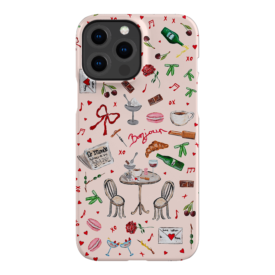 Bonjour Printed Phone Cases iPhone 13 Pro Max / Snap by BG. Studio - The Dairy
