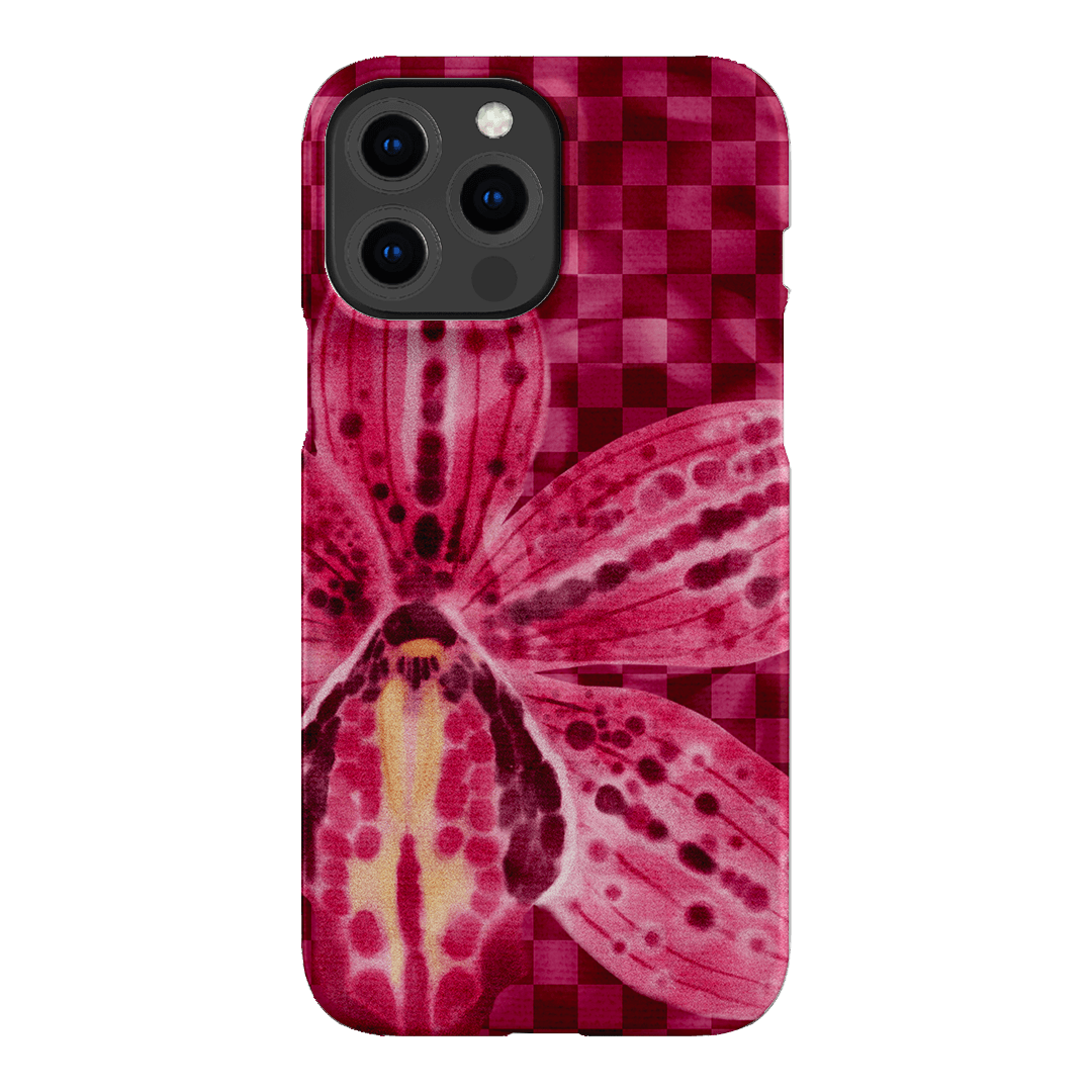Check Orchid Printed Phone Cases iPhone 13 Pro Max / Snap by Sally Hungerford - The Dairy