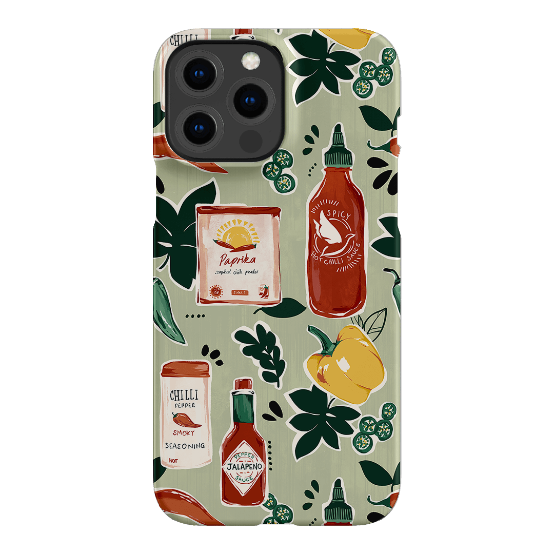 Chilli Pepper Printed Phone Cases iPhone 13 Pro Max / Snap by Charlie Taylor - The Dairy