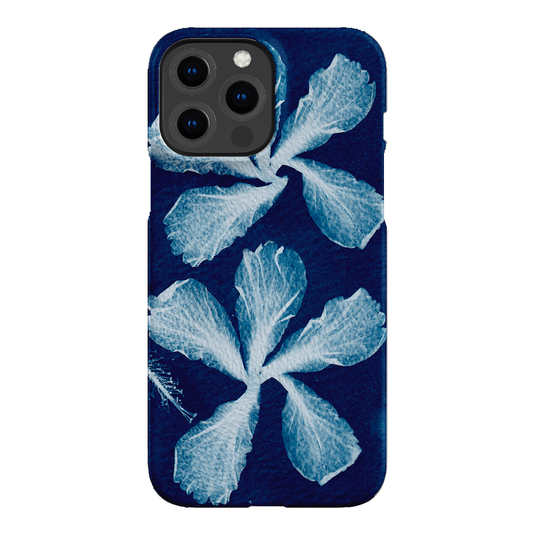 Hibiscus Cyanotype Printed Phone Cases iPhone 13 Pro Max / Snap by Sally Hungerford - The Dairy