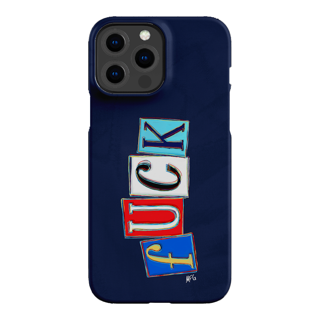 Lil Fcks Blue Printed Phone Cases iPhone 13 Pro Max / Snap by Margarbs Art - The Dairy