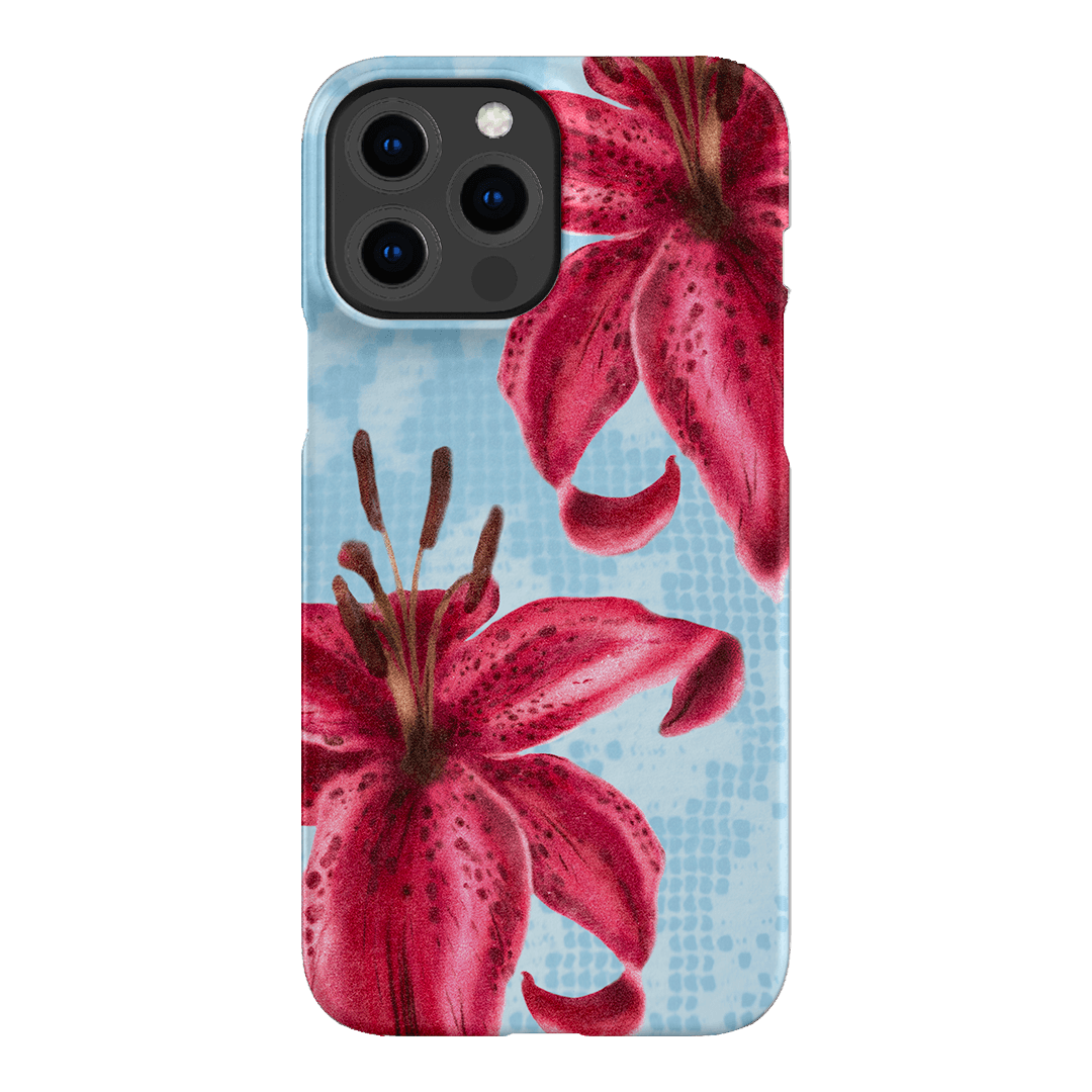 Lillies Printed Phone Cases iPhone 13 Pro Max / Snap by Sally Hungerford - The Dairy