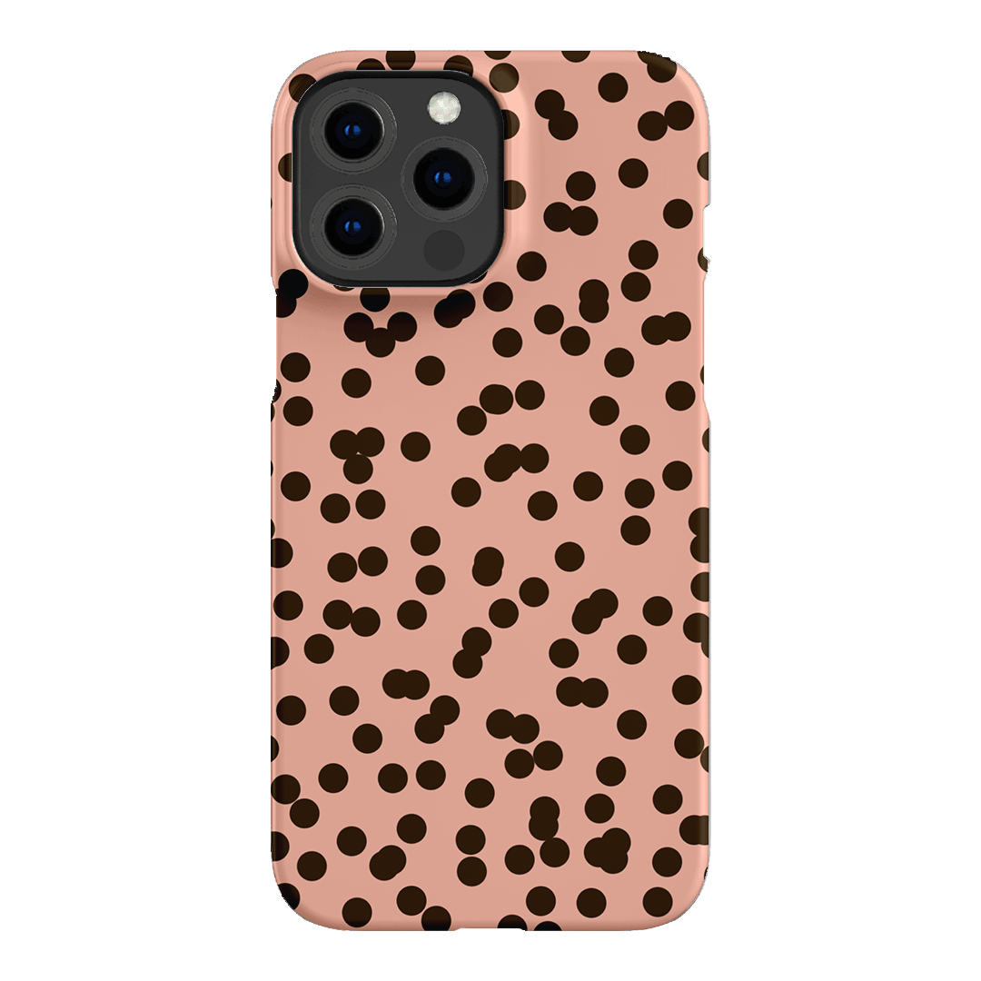 Mini Confetti Pink Chocolate Printed Phone Cases iPhone 13 Pro Max / Snap by Veronica Tucker - The Dairy