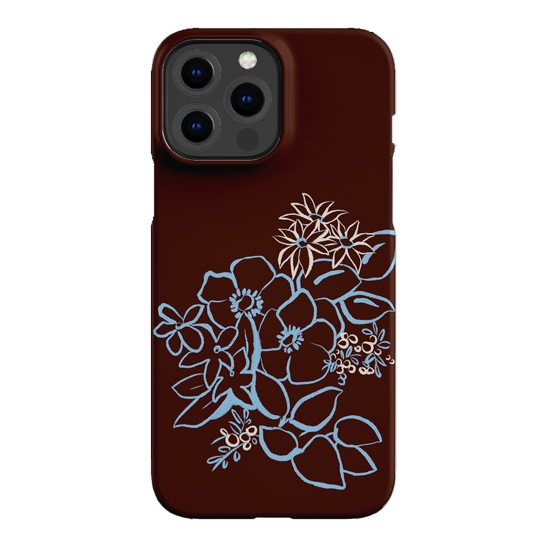 Mocha Posy Printed Phone Cases iPhone 13 Pro Max / Snap by Typoflora - The Dairy