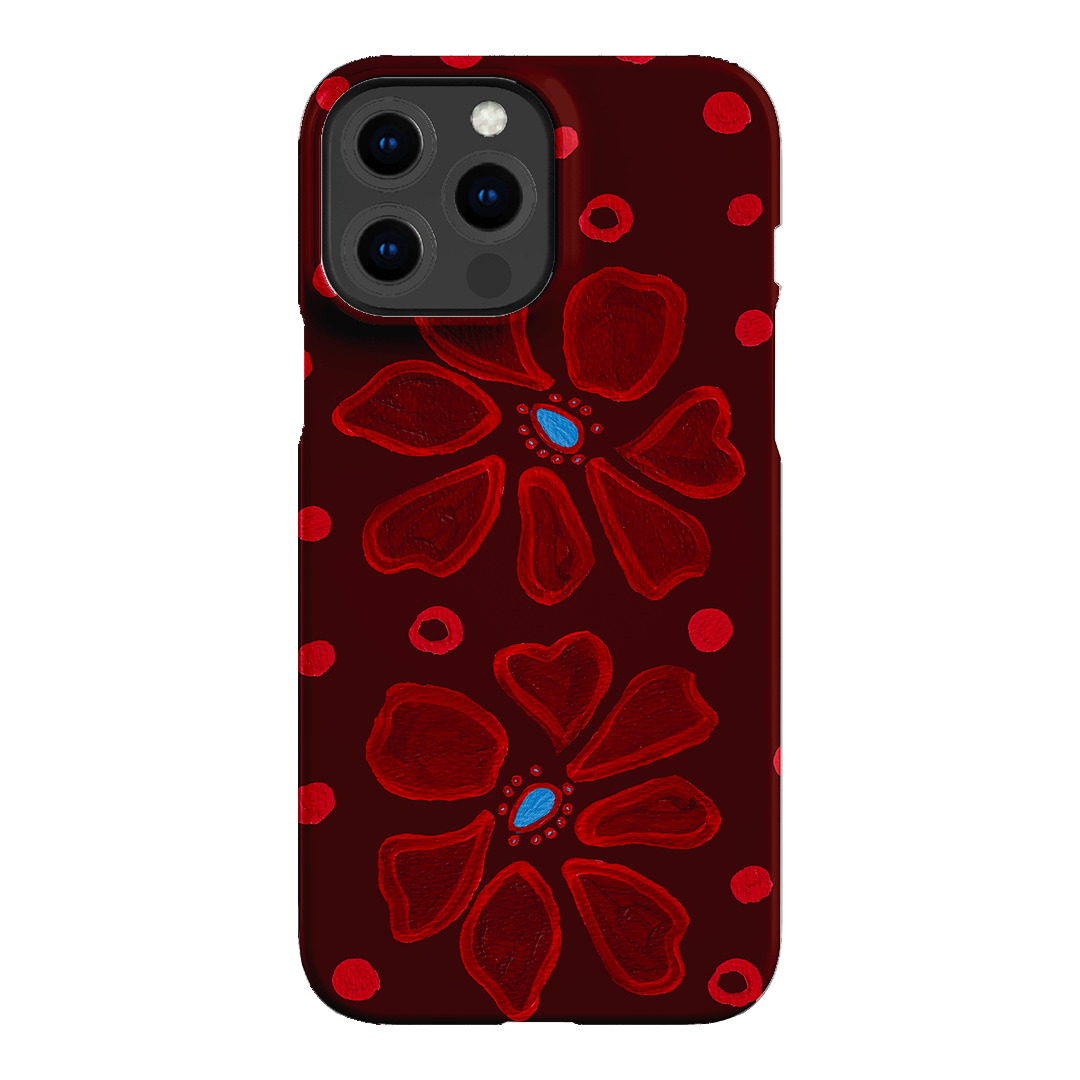 Painted Petal Rouge Printed Phone Cases iPhone 13 Pro Max / Snap by BG. Studio - The Dairy